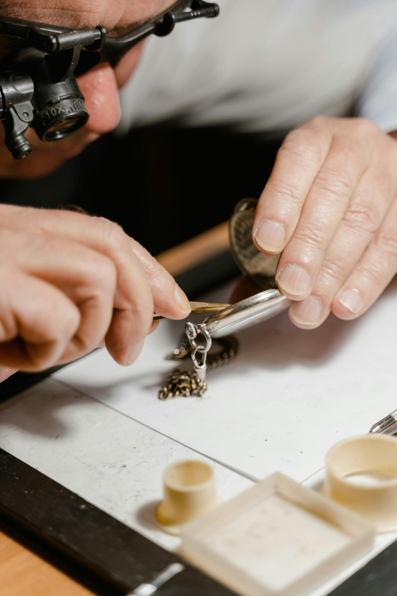 Watchmaker at work